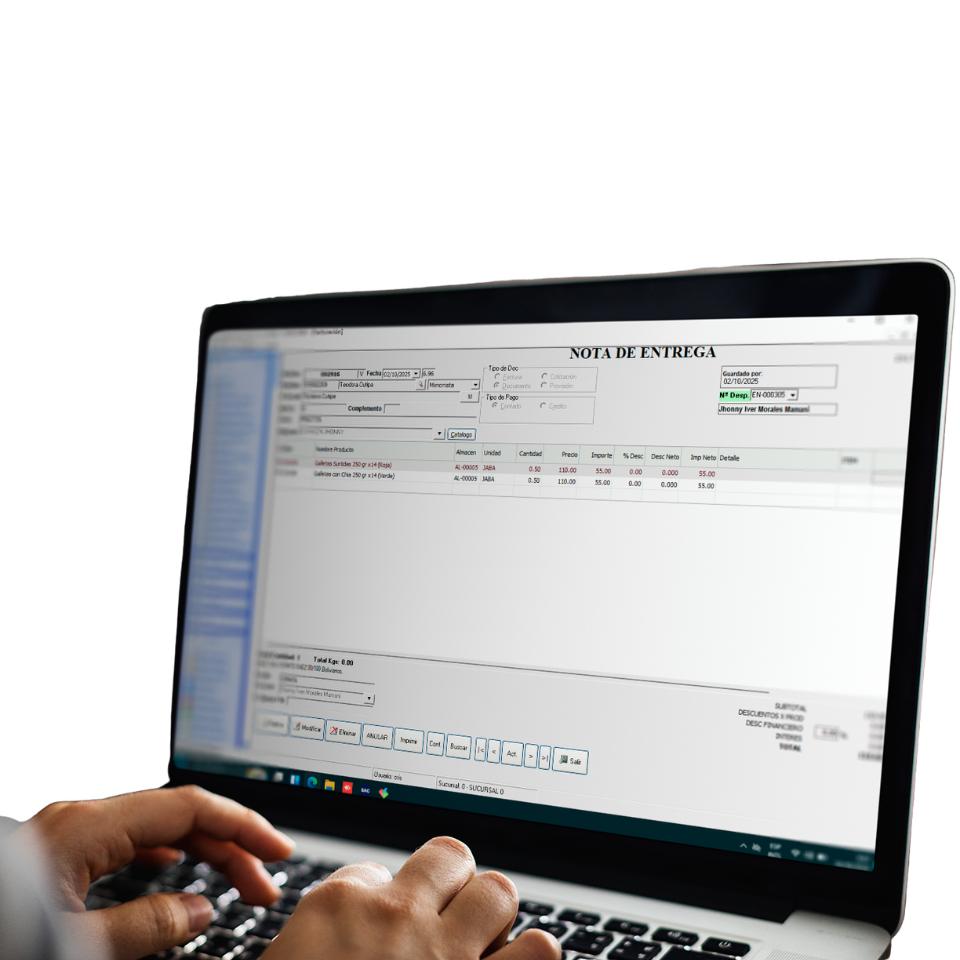 Módulo Comercial de ADMINSIS