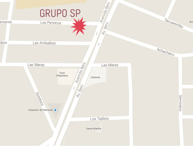 Ubicaci&oacute;n Grupo SP Santa Cruz